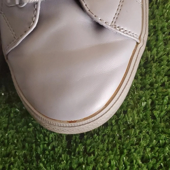 Hillfiger Womens Twlinzer Grey Lace Up Leather Sole Sneakers - Picture 11 of 11